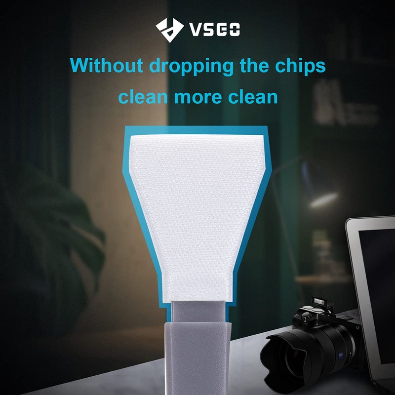 VSGO 12pcs APS-C Camera Sensor Cleaning Kit, Sensor Cleaning Swabs, Compatible with DSLR & SLR Digital Cameras (V-S02-12) - Image 5